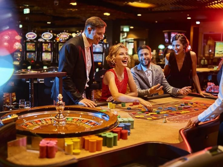 Papan taruhan American Roulette dengan berbagai jenis taruhan ditandai dengan warna berbeda